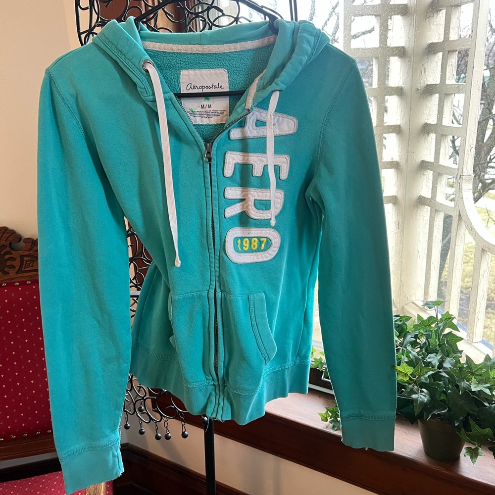 y2k vintage aeropostale zip up jacket